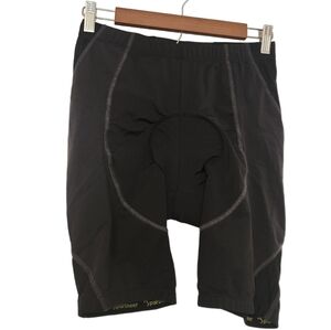Sportneer Black Padded Cycling Shorts Size L